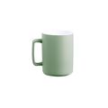 Taza Cerámica Bicolor Asa Recta 420ml