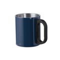 Taza Acero Doble Pared con Original asa PP Negra
