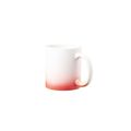 Taza Cerámica Degradé 350ml Sublimación Roj