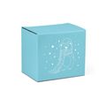 Taza cerámica de estampado navideño 350 mL con caja