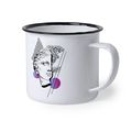 Taza Sublimación Retro Metal 380ml