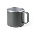 Taza Inox. bicolor de doble pared 350ml Gri