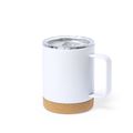 Taza 330ml con Doble Pared y Tapa