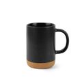 Taza de cerámica con base de corcho extraíble