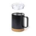 Taza 330ml con Doble Pared y Tapa