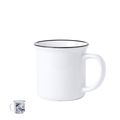 Taza Sublimación Cerámica Borde de Color