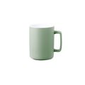 Taza Cerámica Bicolor Asa Recta 420ml
