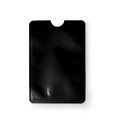 Tarjetero RFID con acabado en aluminio Negro Talla Única Adulto