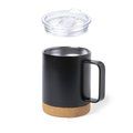 Taza 330ml con Doble Pared y Tapa