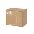 Taza de acero blanca con asa mosquetón 220ml