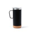 Taza de acero doble pared 600 ml Negro Talla Única Adulto