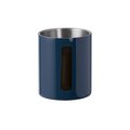 Taza Acero Doble Pared con Original asa PP Negra