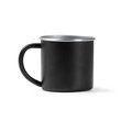 Taza de acero inoxidable 350 ml Negro Talla Única Adulto