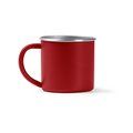 Taza de acero inoxidable 350 ml Rojo Talla Única Adulto