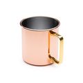 Taza de acero inoxidable cobre y asa dorada 480ml