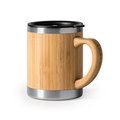 Taza de acero con tapa dosificadora