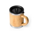 Taza de acero con tapa dosificadora