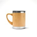 Taza de acero con tapa dosificadora