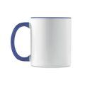 Taza blanca especial sublimación con interior a color 300 ml Violeta