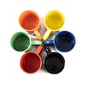 Taza de cerámica 370 ml varios colores