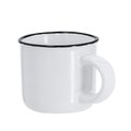 Taza cerámica 85ml vintage bicolor sublimación