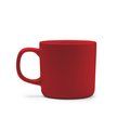 Taza de cerámica acabado mate 300 ml Rojo Talla Única Adulto