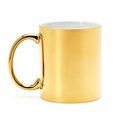 Taza cerámica acabado oro y plata especial láser