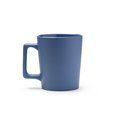 Taza cerámica con asa cuadrada 400ml Azul Profundo