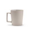 Taza cerámica con asa cuadrada 400ml Gris