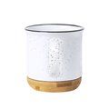 Taza Cerámica con base de Bambú