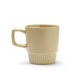 Taza de cerámica con base biselada 300ml