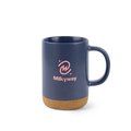 Taza de cerámica con base de corcho extraíble