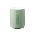 Taza Cerámica Bicolor Asa Recta 420ml