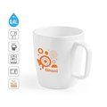 Taza Cerámica Blanca Brillo 450ml