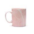 Taza de cerámica efecto mármol Rojo Talla Única Adulto