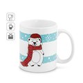 Taza cerámica de estampado navideño 350 mL con caja