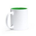Taza cerámica ideal para láser y acabado mate Verde Helecho Talla Única Adulto