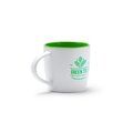 Taza de cerámica con interior de color