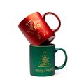 Taza de cerámica marcaje láser dorado