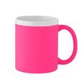 Taza de cerámica mate 300 ml Fucsia Fluorescente