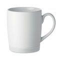 Taza cerámica mate 300ml con base de silicona Blanco