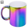 Taza Cerámica Metalizada 330ml -NO Microondas-