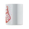 Taza cerámica con motivos navideños