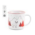 Taza de cerámica navideña 420 mL