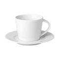 Taza cerámica con plato de 180ml