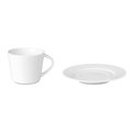 Taza cerámica con plato de 180ml