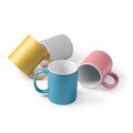 Taza de cerámica con purpurina 350ml