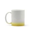 Taza de cerámica sublimable Amarillo Talla Única Adulto
