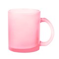 Taza Colores Mate Sublimación 350ml Rosa