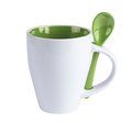 Taza cónica personalizable con cuchara Ver